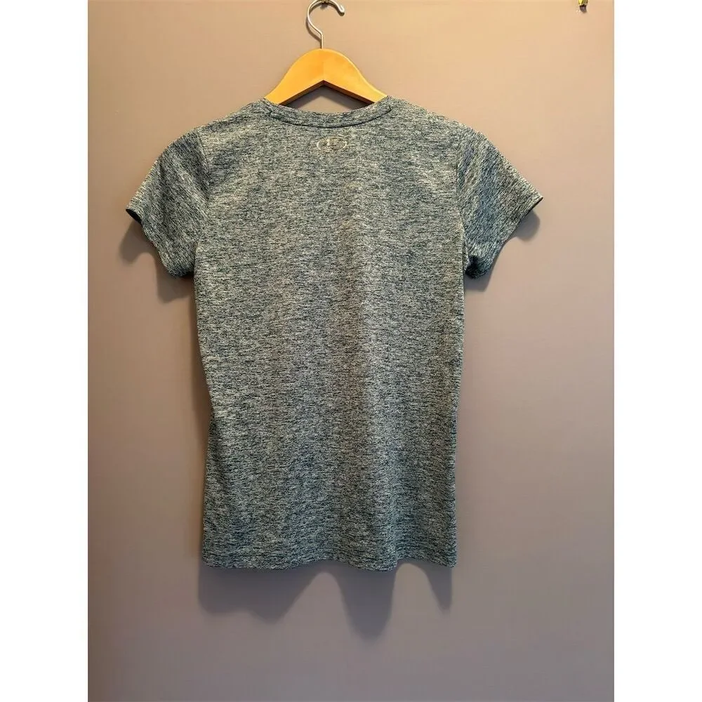 *3/$15 Under Armour Women's V-Neck Short Sleeve Green Size S Trail Athletic - Picture 5 of 7
